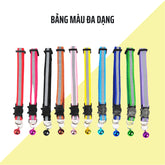 vòng cổ phản quang cho thú cưng có bảng màu đa dạng